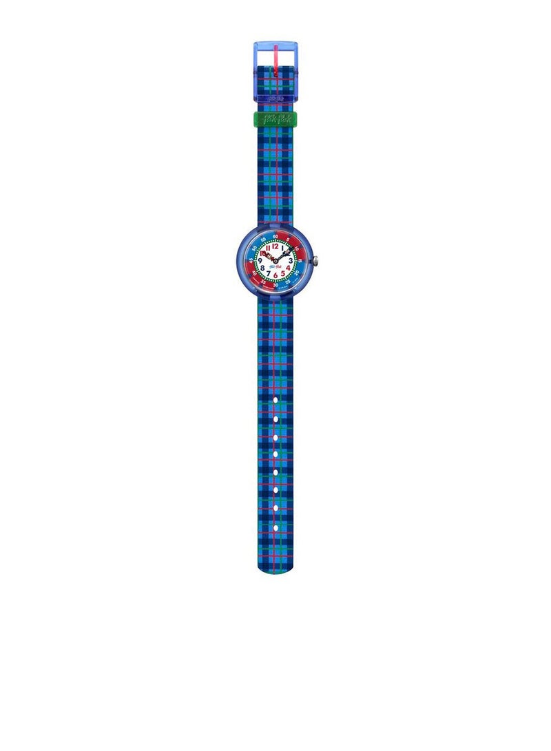 Flik Flak Kids Unisex Blue Flik Ii Quartz Movement Water Resistant Wrist Watch - 32 Mm - Image 2