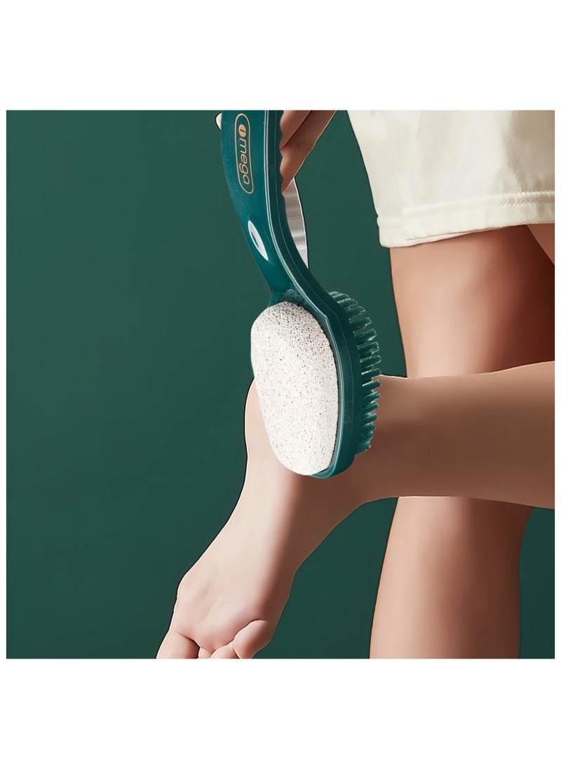 DRAVEN - GG - Handle Body Rubbing Shower Brushes Detachable Handle Dry And Wet Body Massage Exfoliating Tool - Image 1
