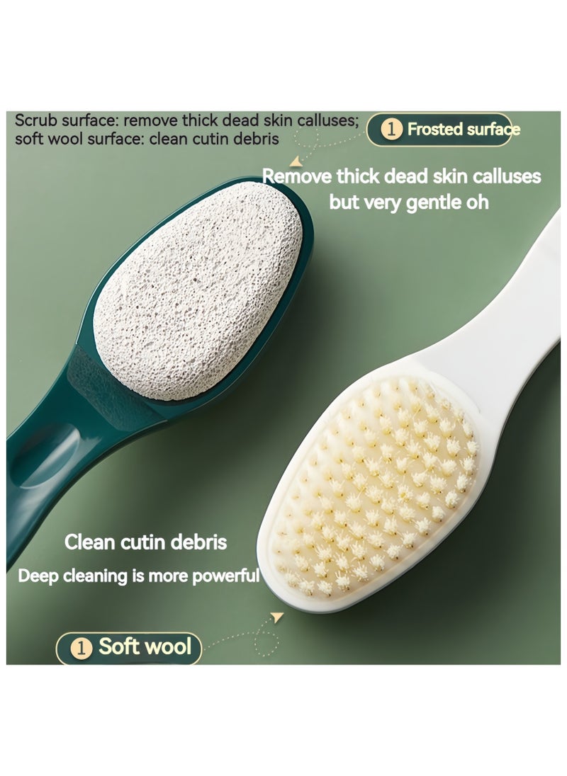 DRAVEN - GG - Handle Body Rubbing Shower Brushes Detachable Handle Dry And Wet Body Massage Exfoliating Tool - Image 1