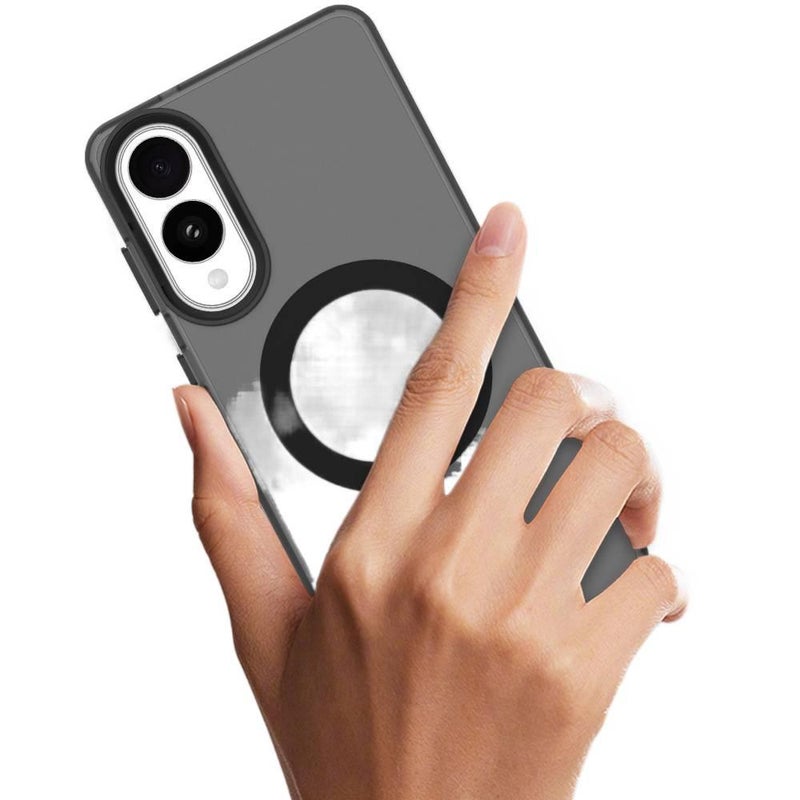 MagSafe Case | Black | Drop Protection | Strong Magnetic | Shockproof Cover for Samsung Galaxy S23 - Image 5