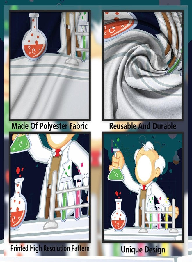 DZTRELFK Scientists Doing Experiments Banner Pretend Play Party Game Backdrop Science Chemistry Theme Decor Decorations for School Science Laboratory Science Classroom Boy Girl Kid Birthday Party Supplies - Image 3