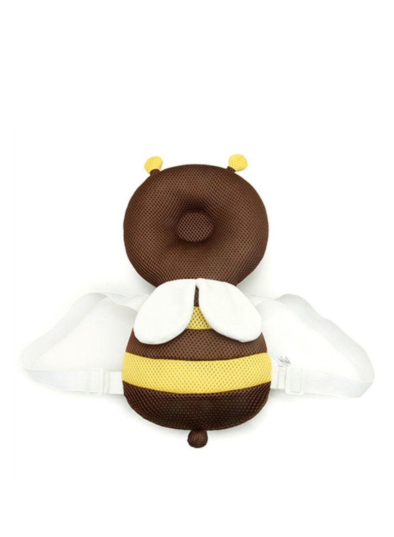 Loquat Cute Anti-Falling Head Protector Infant Pillow Brown - Image 1