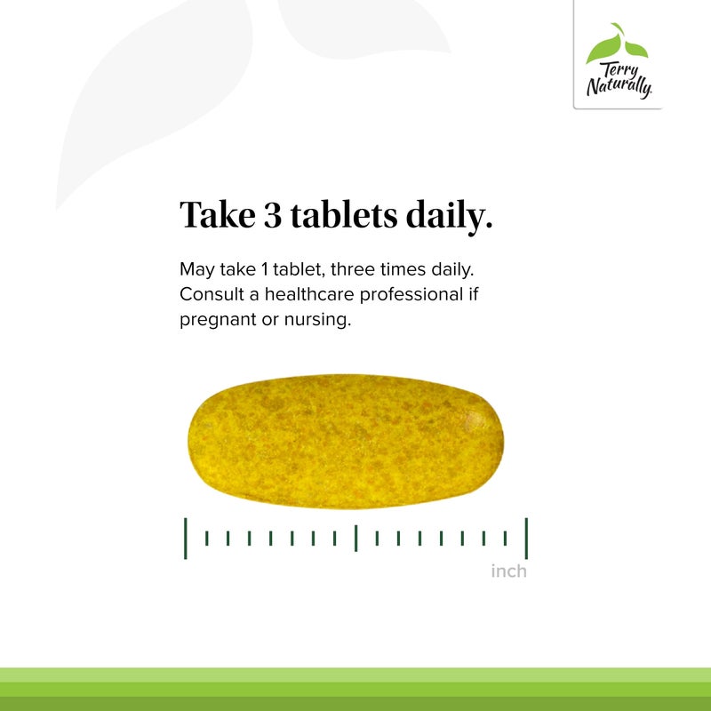 Terry Naturally Curamin Extra Strength - Curcumin & Boswellia Supplement for Healthy Circulation Support - Turmeric Supplement to Support Joints, Muscle Health & Endorphin Production - 30 Tablets - Image 4