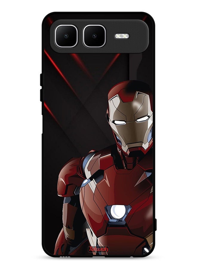 Tolwak Infinix Smart 10 Plus Protective Case Cover Iron Man