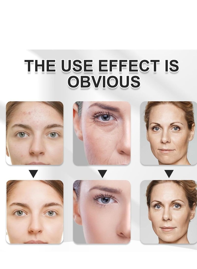 EELHOE Micro Infusion Facial System for Lips, Hyaluronic Acid Serum & Roller for Smooth Skin, Pore Tightening, Acne Scar Lightening, Suitable for All Skin Types (10ml*2) - Image 4