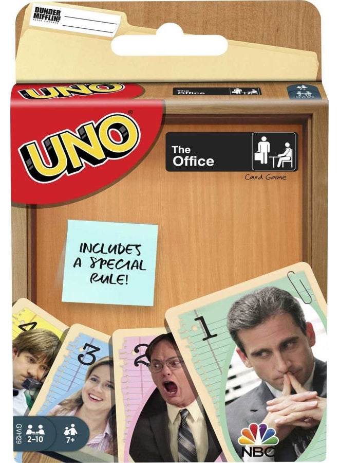 Mattel Games ​UNO The Office Card for Teens & Adults for Family or Night with Special Rule for 2-10 Players - Image 1