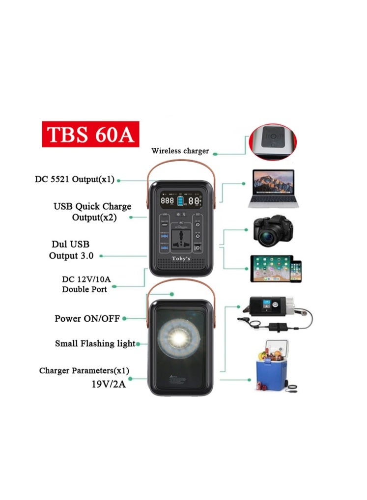 توبيز محطة طاقة TBS 60A مع عاكس 300 فولت متعدد الوظائف - TBS 60A - Image 3