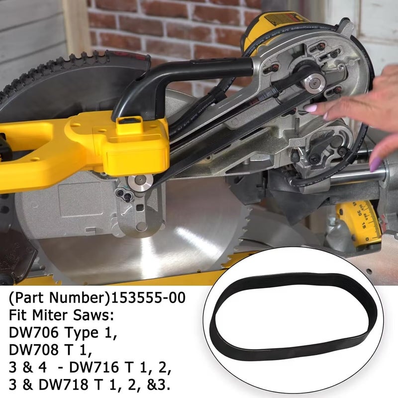 Obida Belt 153555-00 For DeWalt Miter Saw DW706 DW708 DW716 DW718 DWS780 - Image 5
