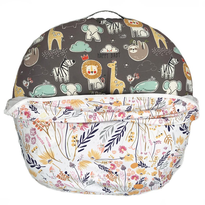 Culclendy Original Newborn Lounger Cover - Garden Flowers - Image 2
