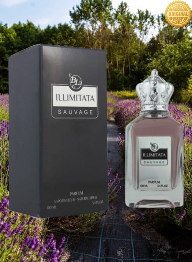 BL 10 Pieces Illimitata Sauvage Parfume EDP 100ML - Image 2