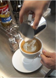 Rattleware Stainless Steel 600ml Milk Frothing Pitcher - Espresso Milk Frother Coffee Mug 20oz, Latte Milk Jug for Barista Art and Coffee Lovers  - Image 3