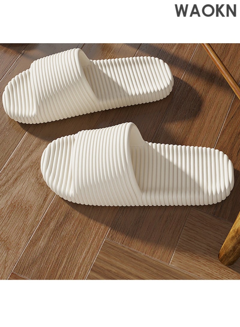 دبليو أيه أو كي أن شباشب صيفية للرجال والنساء: شباشب فندقية بلاستيكية مضادة للانزلاق، صنادل مريحة للزوجين للمنزل والحمام. مثالية للبيع بالجملة، توفر هذه النعال الأمان في المناطق الرطبة. مثالية للاستخدام الصيفي، ومناسبة للأزواج والمنزل والحمام والفندق - تجمع بين العملية والراحة للجميع. - Image 5