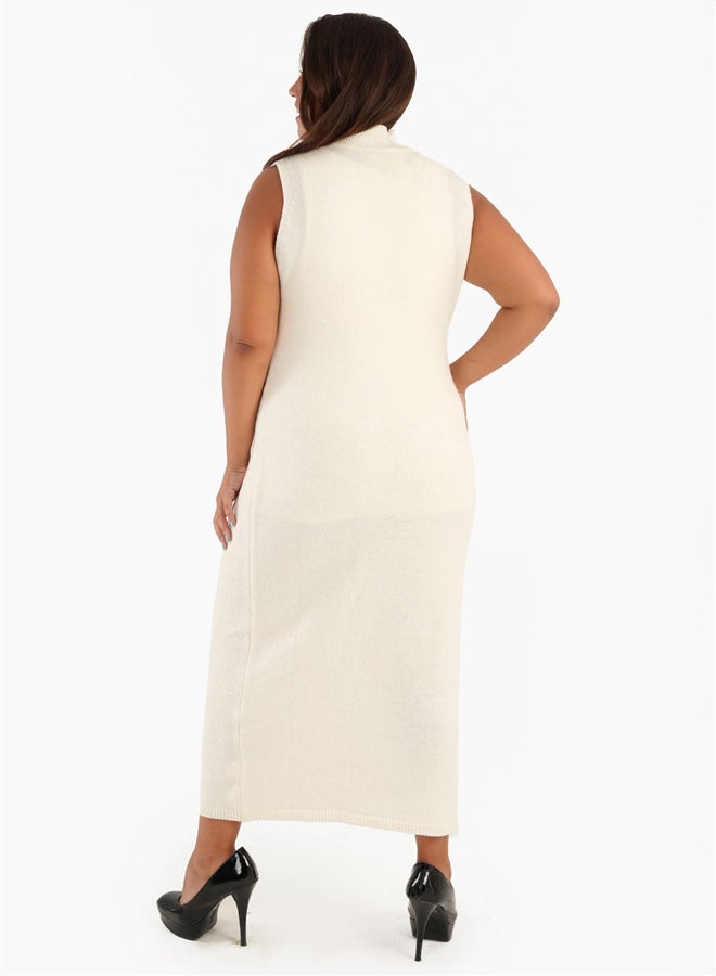 Clue Wool Slim Fit Dress - Image 2
