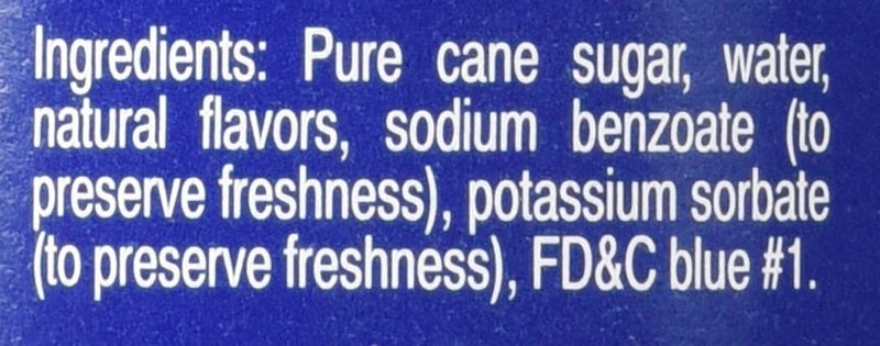 Torani Blue Raspberry Syrup - 750 ml Bottle - Image 3