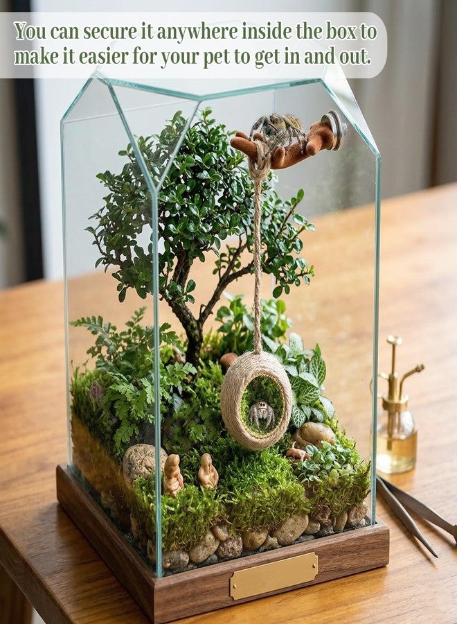 Psiriol Pet Spiders Hideout Nest, Jumping Spider Hide, Jumping-Spider Hide Enclosure Habitat with Decoration Antler, Jumping Spider Enclosure Accessories - Image 4