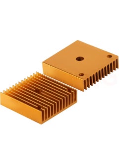 Hobi Mekatronik Mk7-Mk8 Passive Cooler Block Gold-Type B(40X40X11MM)  - Image 1