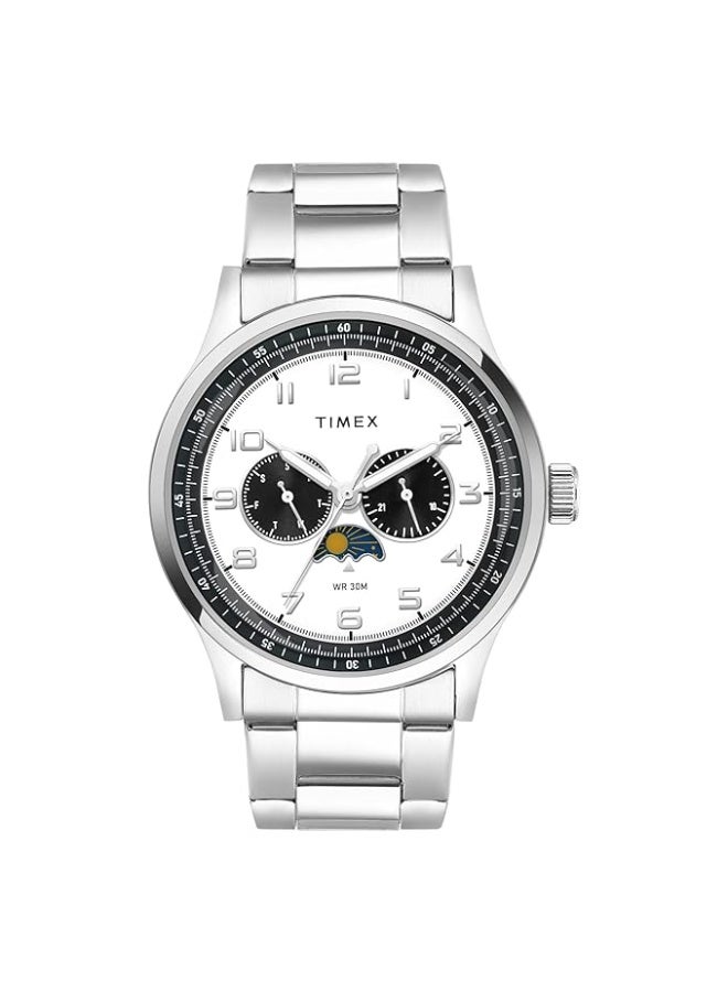 TIMEX Analog Watch for Men with Round Dial & Water Resistant Man's Wrist Watches - Image 1