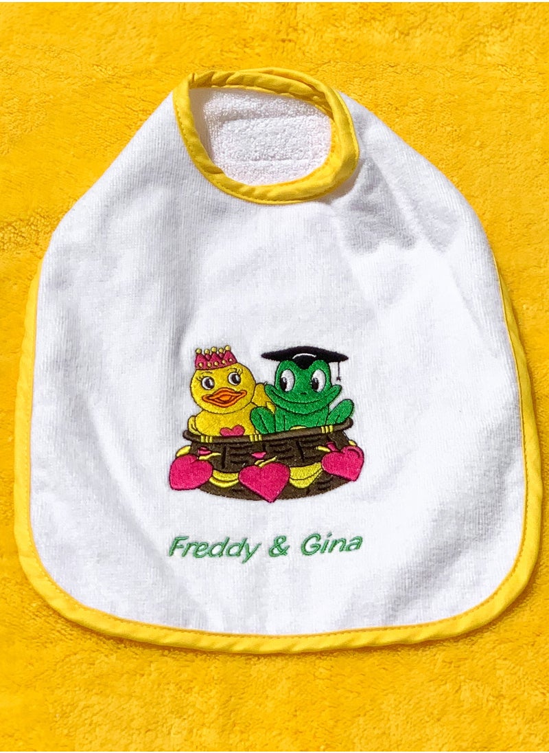 FREDS SWIM ACADEMY Freds & Gina BIB White  - Image 1