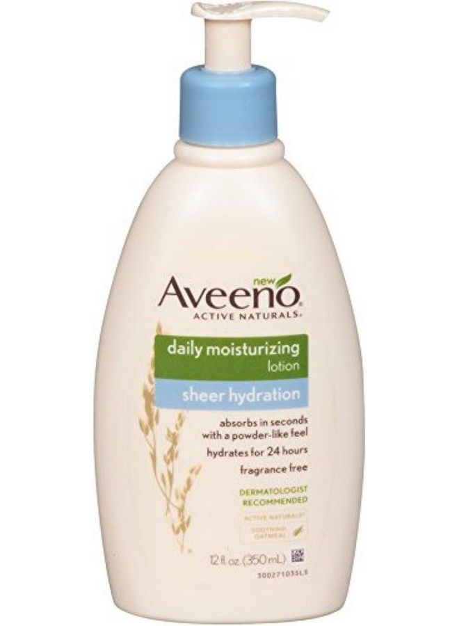Aveeno Active Naturals Sheer Hydration Daily Moisturizing Lotion 12 Oz (Pack Of 2) - Image 2