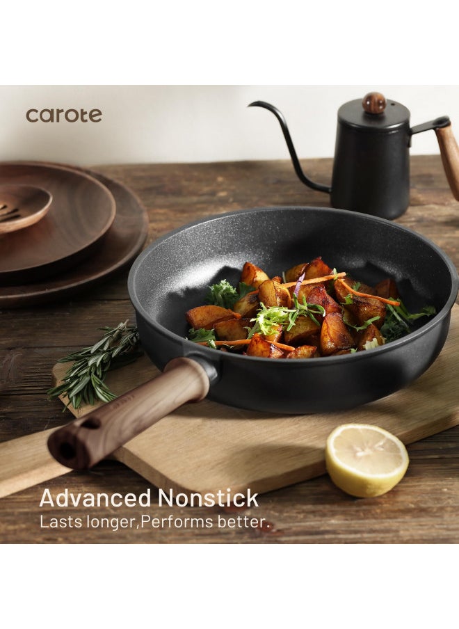 CAROTE CAROTE Nonstick Pots and Pans,Cookware Set 16pcs Kitchen Cooking Sets, 16pcs Pots and Pans Set Non Stick  - Image 2