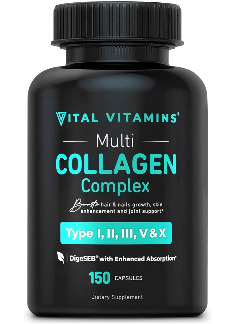 VITAL - مجمع فيتامينات الكولاجين المتعدد - 150 كبسولة - Image 1