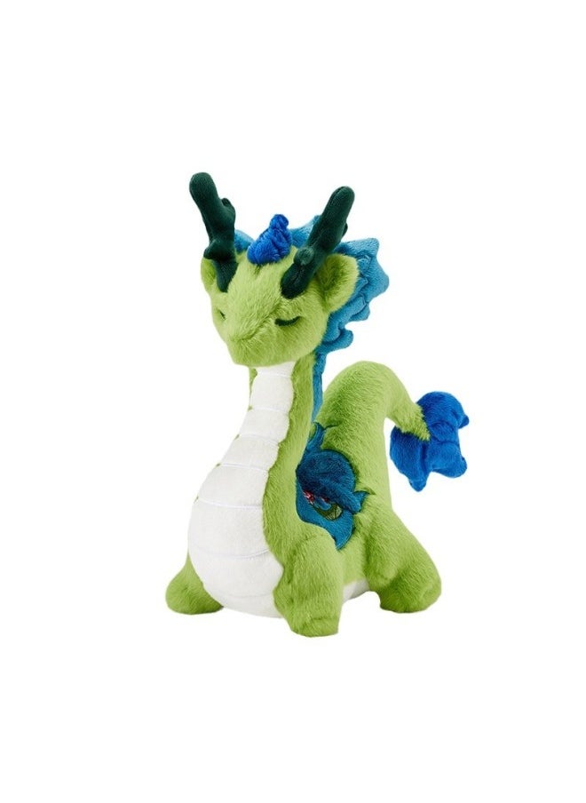 Direct Supply Dragon Year Zodiac Mascot Doll Gift Box Plush Dinosaur Doll Decorative Gifts In Stock-Specifications:45cm-Color:Light Green  - Image 5