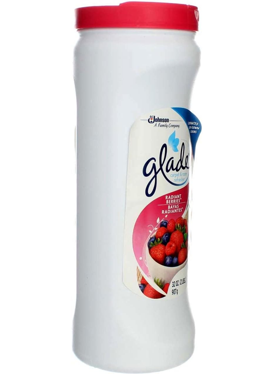 Glade Glade Carpet  Room RefresherDeodorizerNeutralizer  Radiant Berry Eliminates Deep Down Odors  32 Oz Pack of 4  - Image 3