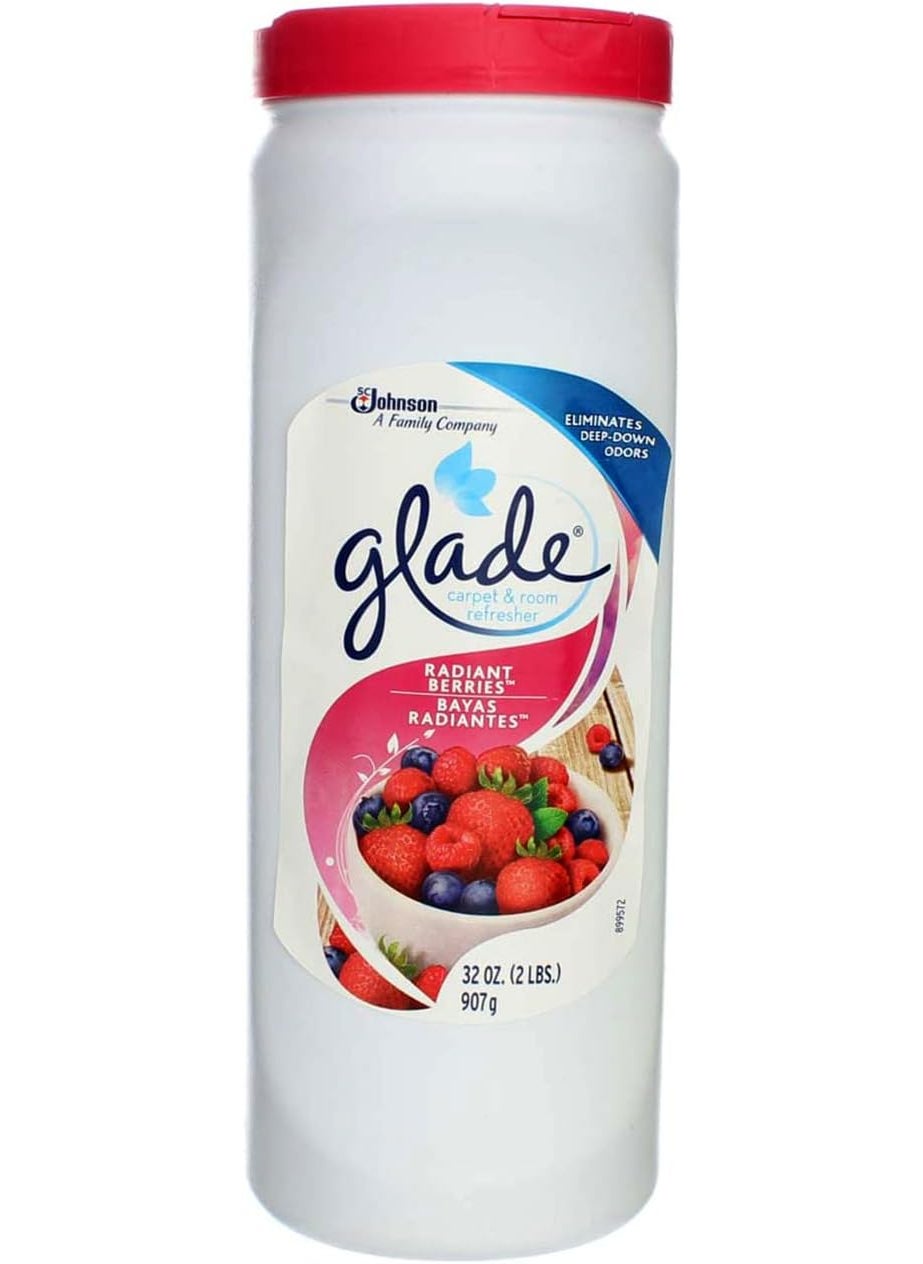 Glade Glade Carpet  Room RefresherDeodorizerNeutralizer  Radiant Berry Eliminates Deep Down Odors  32 Oz Pack of 4  - Image 2