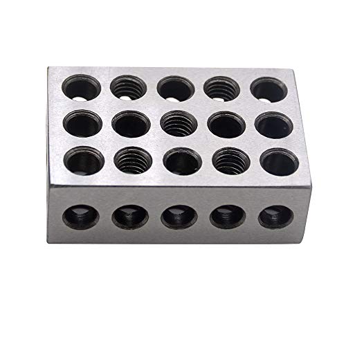 Oudtinx 1-2-3 Blocks Matched Pair Hardened Steel 23 Holes (1"x2"x3") Set Precision Machinist Milling - Image 4
