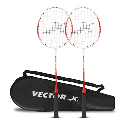 Vector X VXB-80 Aluminum Head Steel Shaft Light Weight Badminton Racquets - Image 1