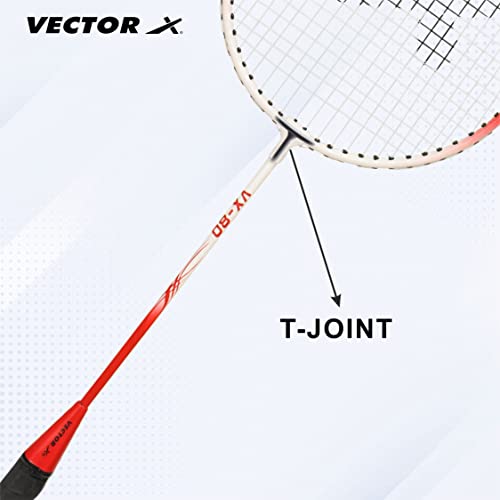 Vector X VXB-80 Aluminum Head Steel Shaft Light Weight Badminton Racquets - Image 5