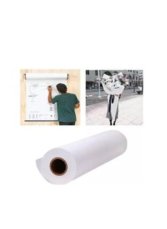 Terabyte 1 Roll Of White jumbo Easel Drawing Art Paper for Kids Painting Sketching  - Image 2