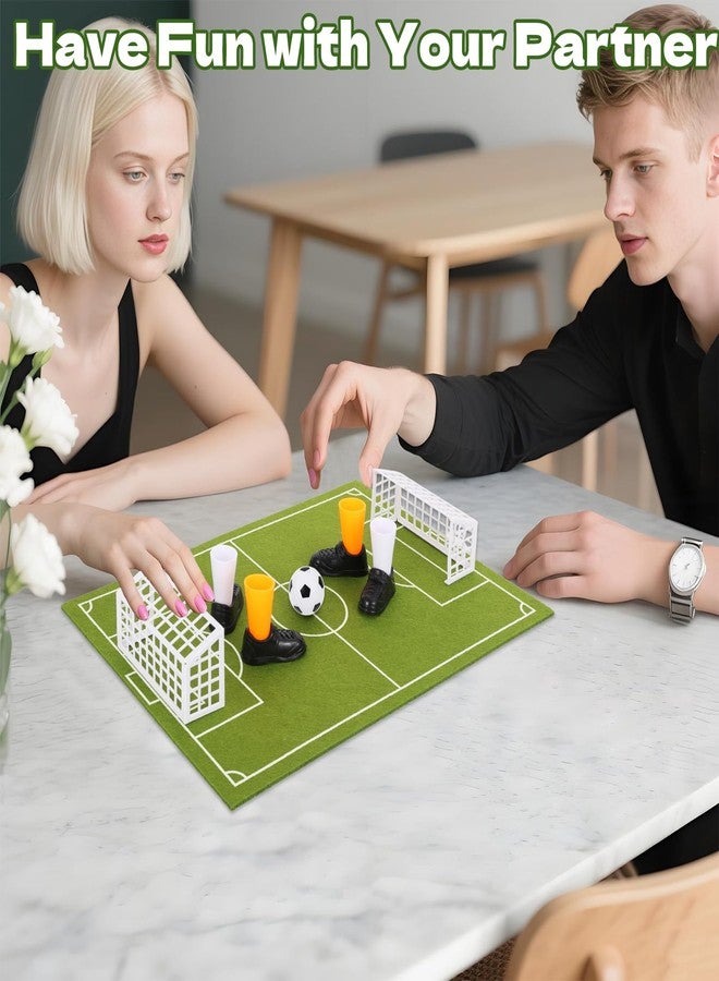 Hlimior 40 PCS Soccer Football Centerpieces Tabletop Foosball Game 5 Set Mini Table Top Sports Games Table Decor Soccer Football Party Decorations for Family Office Indoor Fun Favors (5) (40, 16 * 12inch) - Image 5