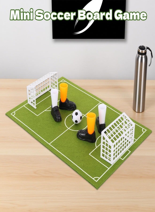 Hlimior 40 PCS Soccer Football Centerpieces Tabletop Foosball Game 5 Set Mini Table Top Sports Games Table Decor Soccer Football Party Decorations for Family Office Indoor Fun Favors (5) (40, 16 * 12inch) - Image 3
