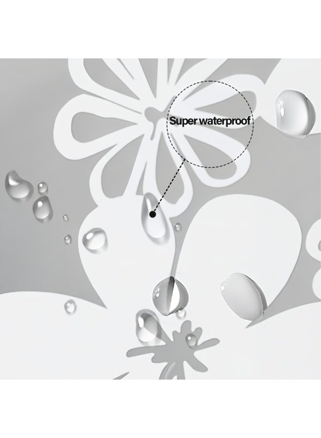 كيل › ستارة حمام مطبوعة بمقاس 180 عرض × 200 ارتفاع مع خطافات: ستارة حمام مقاومة للماء للمنزل والفندق والديكور العصري - Image 4