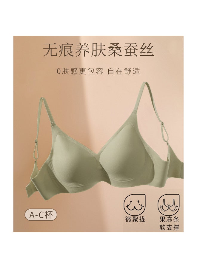 MEIBIAO Large Bust Minimizing Series Women's Side Control Wireless Push-up Seamless Bra - Image 2