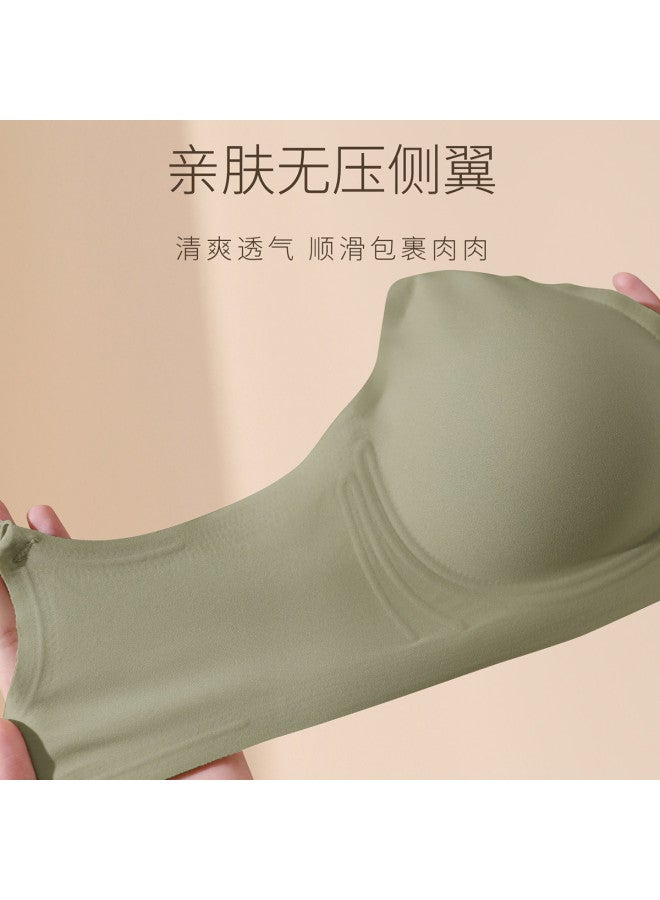 MEIBIAO Large Bust Minimizing Series Women's Side Control Wireless Push-up Seamless Bra - Image 5