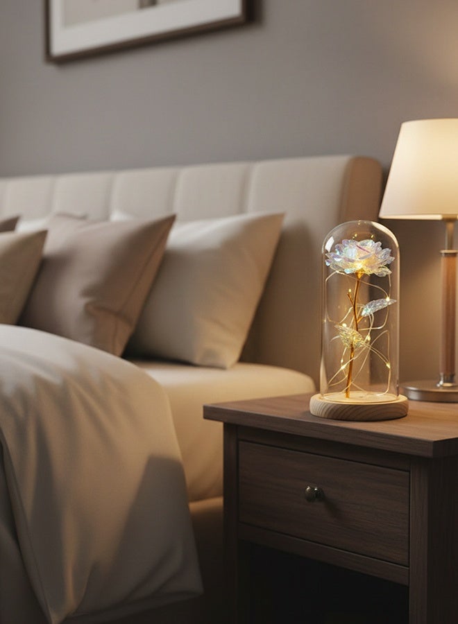 زي سي إم - هابي وردة المجرة الساحرة في قبة زجاجية - وردة مضيئة للأبد - Image 2