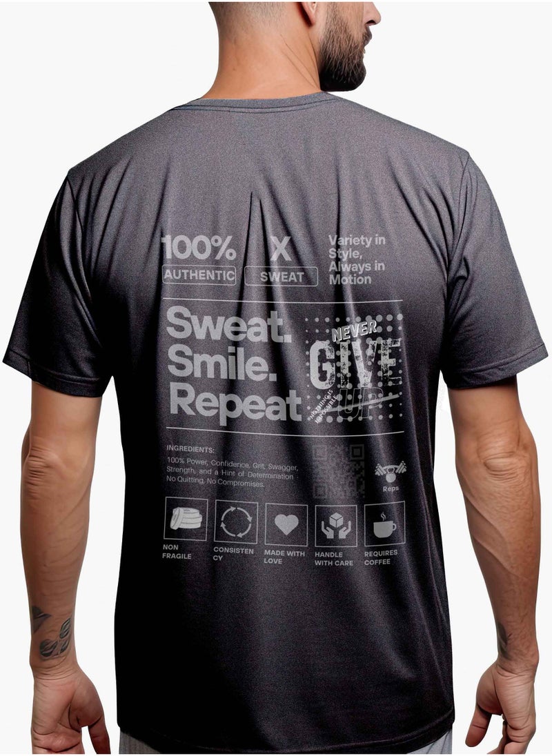 THUGFIT CoreComfort Essential Men's Crew Neck Cotton T-Shirt - Image 1