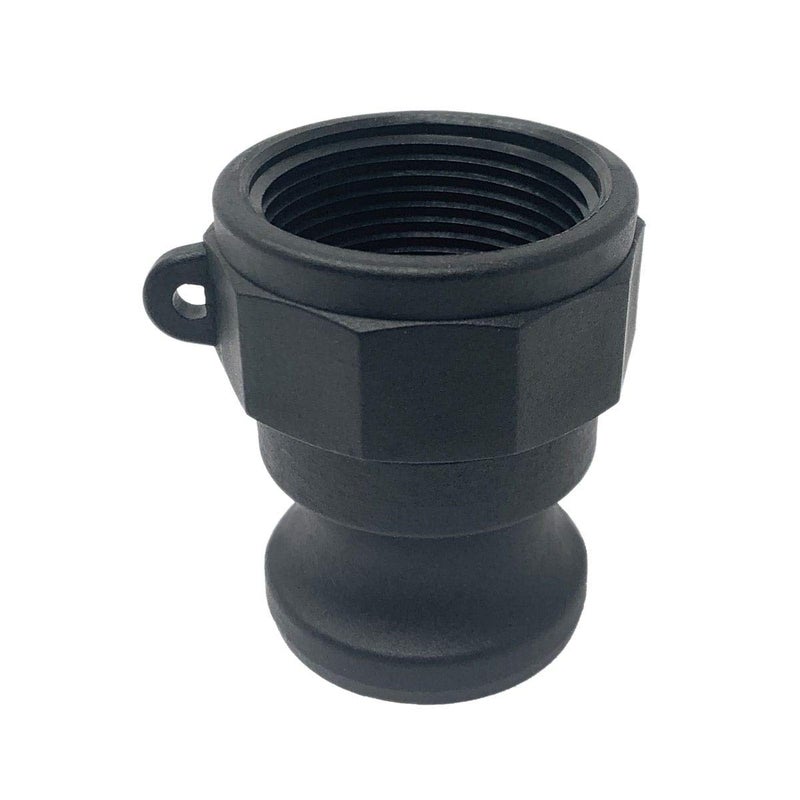 Gloxco Poly Cam Lock Fitting, Type A, 1-1/2" Male Camlock x 1-1/2" Female NPT, Each - Image 1