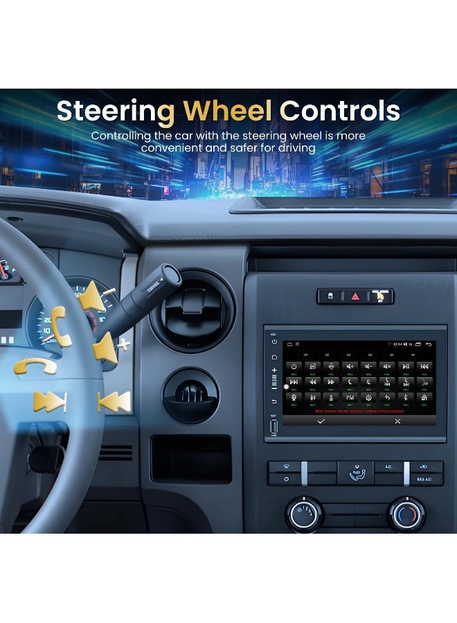 Vierex Fit Ford Car Stereo Screen Universal Ford Screen For ford F150 ford Explorer ford mustang Expedition/MAX Edge Taurus Escape With Apple Carplay Android Auto Wireless WiFi DSP (2+32GB 4CORE) - Image 4