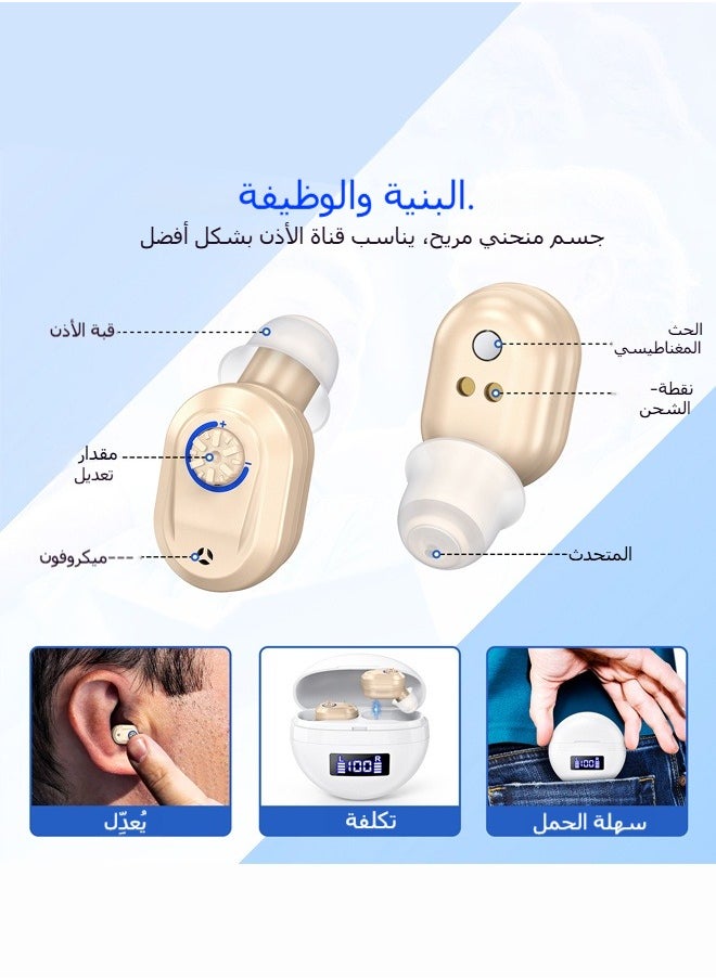 Kfcop Hearing Aids Rechargeable Devices for Old People Mini Sound Amplifier Device  - Image 3
