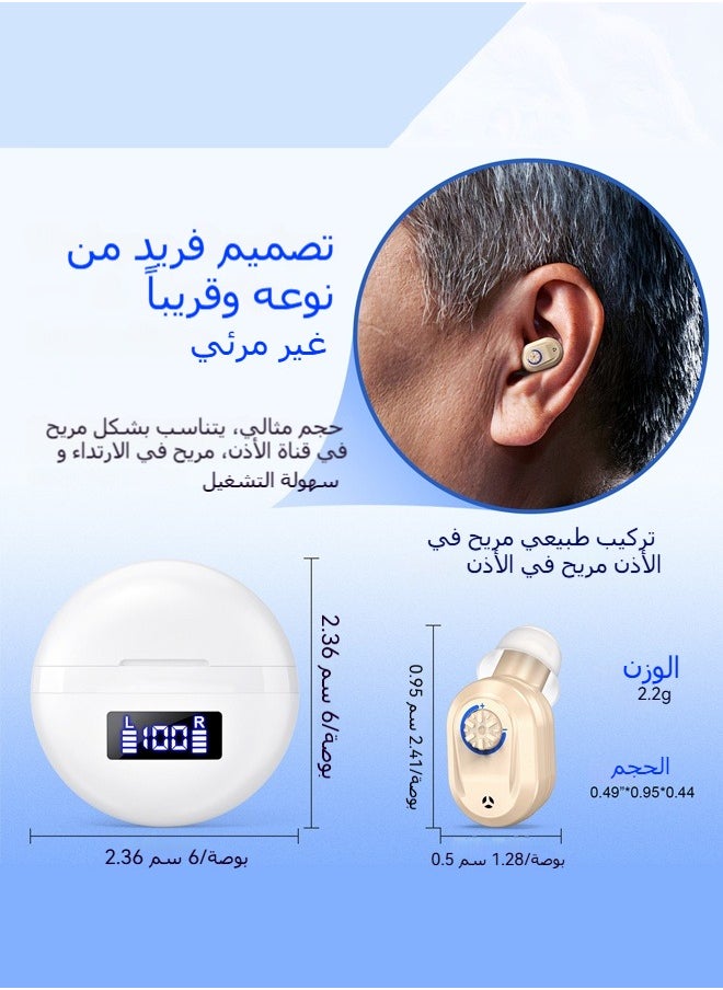 Kfcop Hearing Aids Rechargeable Devices for Old People Mini Sound Amplifier Device  - Image 4