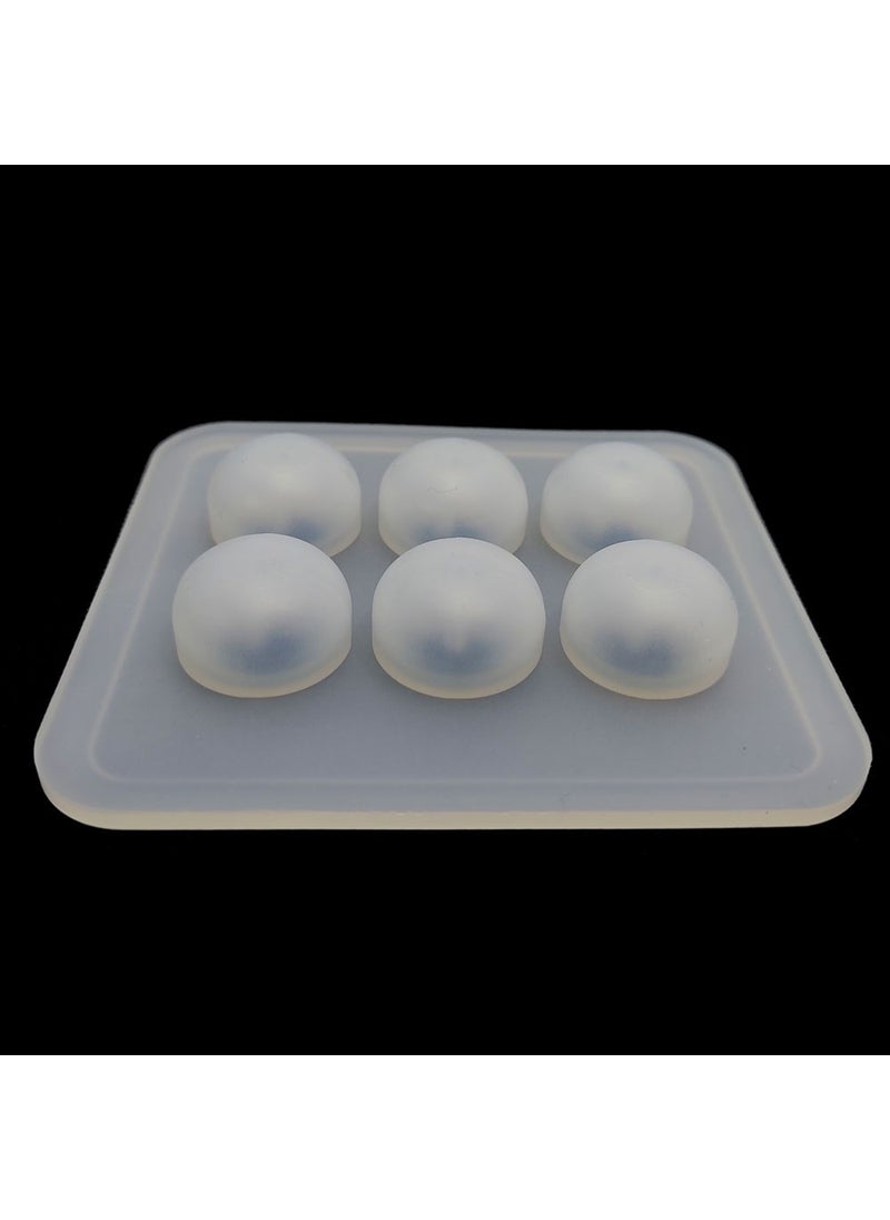 Hobizubi 12 mm Flat Bead Mold - Epoxy Silicone Mold - Code: 168  - Image 3