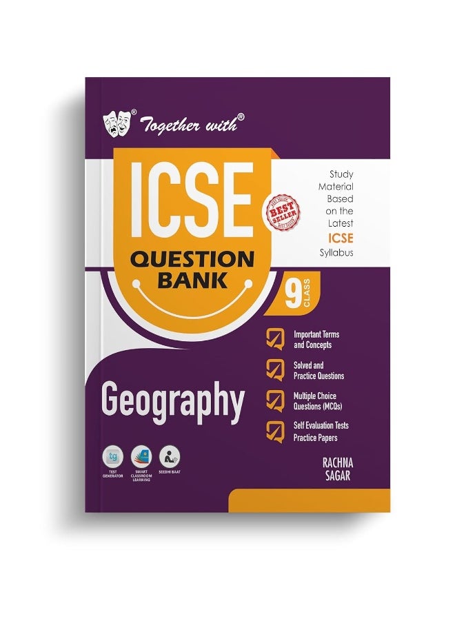 null - Together with ICSE Question Bank Class 9 Geography for 2024-25 Board Exams (Chapterwise & Topicwise) - Image 1