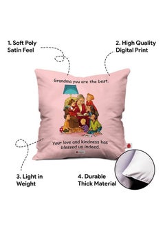 Indigifts Cushion Cover 12x12 with Filler|Grandma Printed Square Pillow|Soft Fiber & Vibrant Design|Gift for Grandmother, Dadi, Maa (Multi) - pzsku/Z5673E3A6861DDD693CE4Z/45/_/1736426809/ec7ea6f6-5551-4149-bb30-c007fdb4e2d1