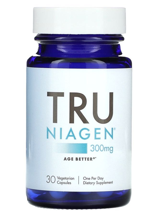 TRU NIAGEN Nicotinamide Riboside 300 mg 30 Vegetarian Capsules 