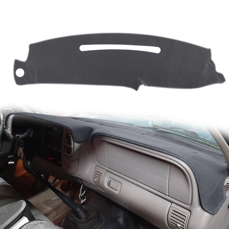 HanLanKa Dash Cover Custom Fit for 19972000 Chevy ChevroletGMC C1500 C2500 C3500 K1500 K2500 K3500 19971999 GMC YukonChevy Tahoe 19992000 Cadillac EscaladeDashboard Cover Mat Pad Gray