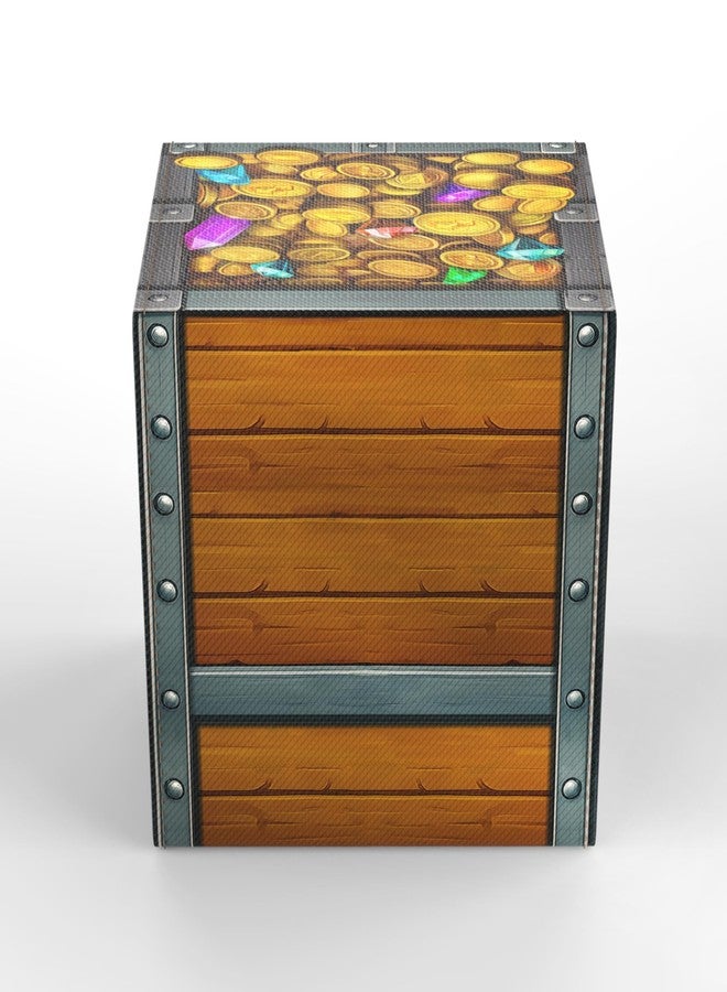 Realm Guard (Treasure Chest) 100+ Card Custom Art TCG/MTG Commander Deck Box With Storage - Image 2