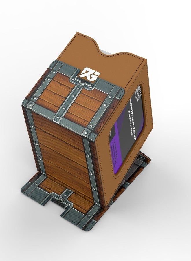 Realm Guard (Treasure Chest) 100+ Card Custom Art TCG/MTG Commander Deck Box With Storage - Image 4